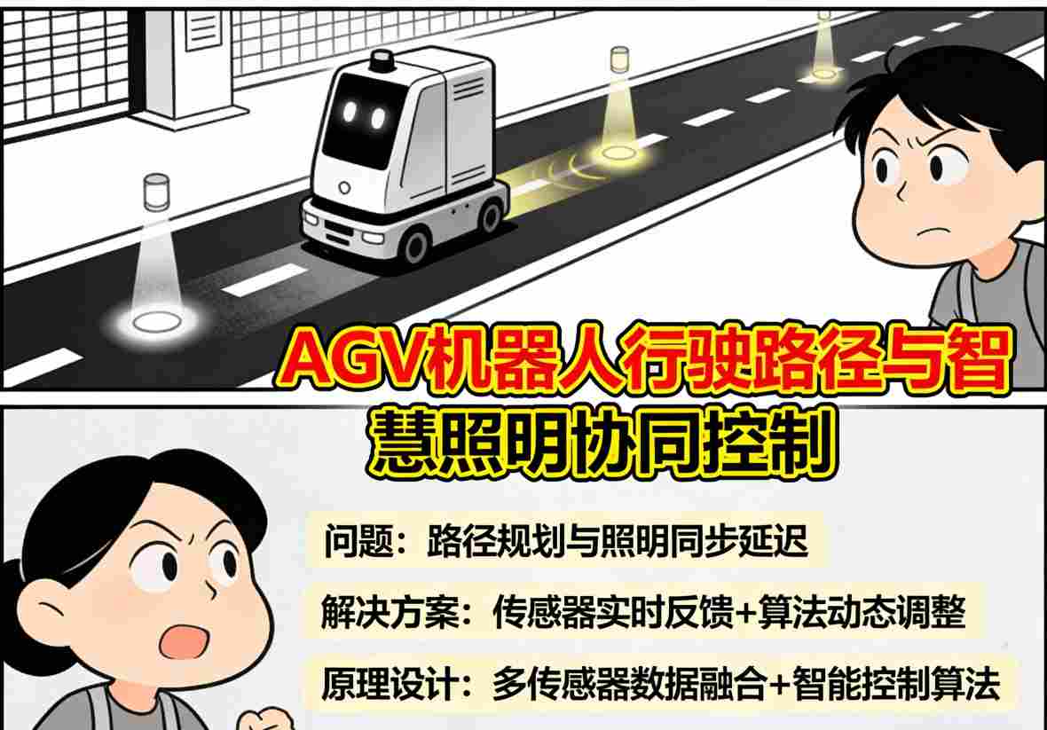 AGV与智慧照明协同控制系统后台管理界面展示