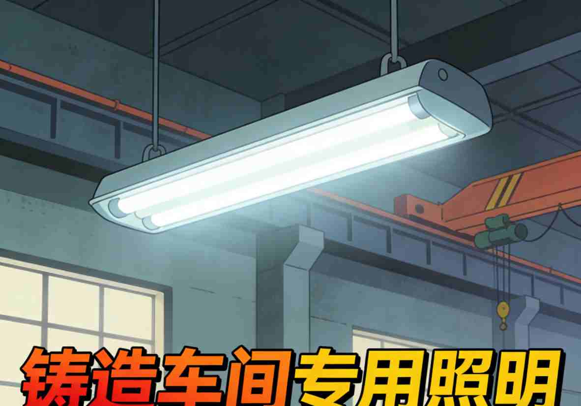 铸造车间粉尘环境专用照明灯具-整灯防尘设计