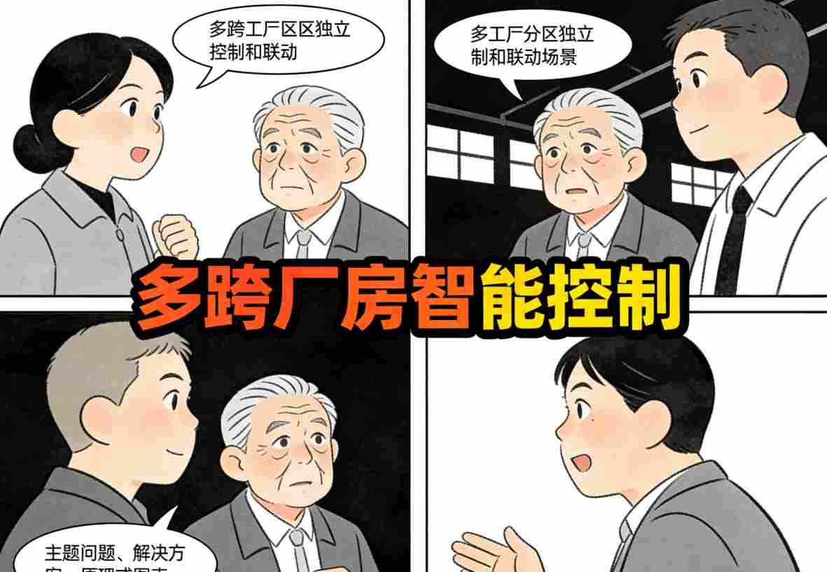 多跨厂房实施智能分区控制后的实际节能与效果对比