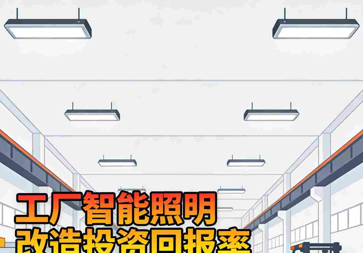 老旧工厂照明昏暗 电费账单高