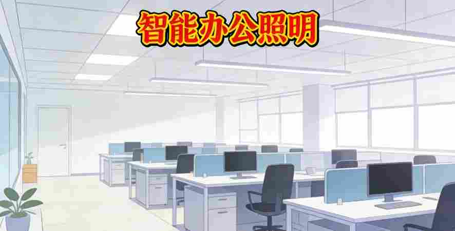 办公室会议室智能调光-会议模式与投影联动