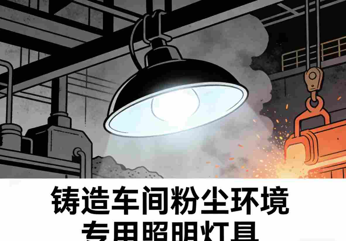 改造后粉尘环境专用照明灯具明亮如新