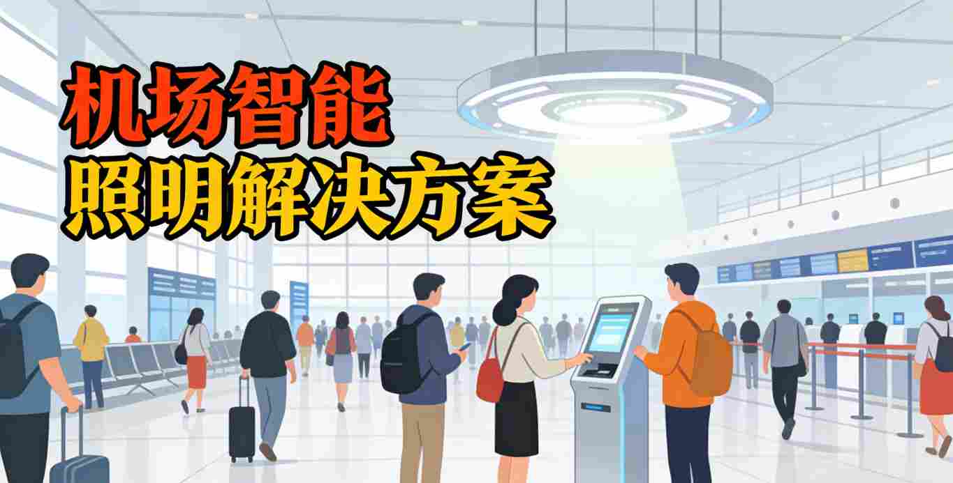 机场停机坪智能照明-飞机靠桥灯光自动增强