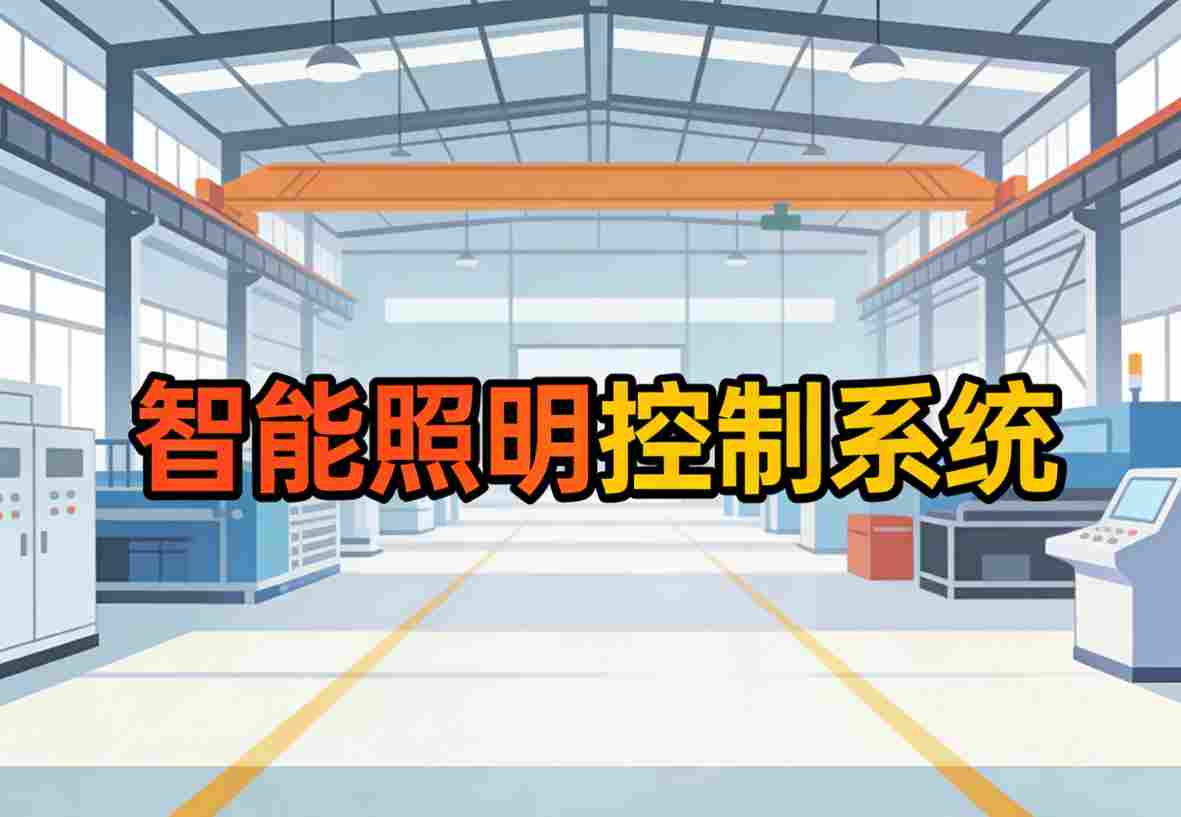 传统厂房照明浪费电-痛点图