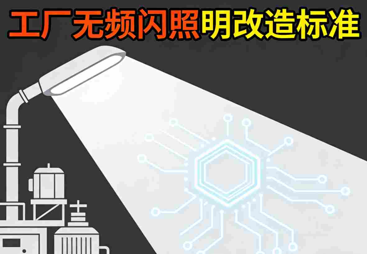 无频闪照明驱动电源对比测试