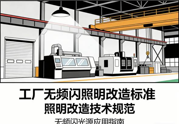 无频闪照明现场验收实测