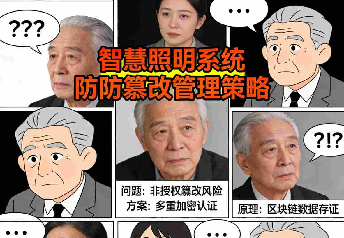 智慧照明系统操作审计日志界面截图