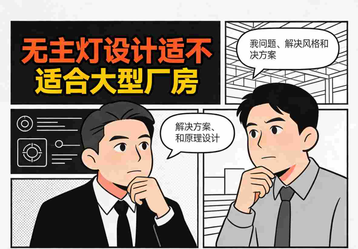 无主灯设计工业照明方案对比图-传统vs现代