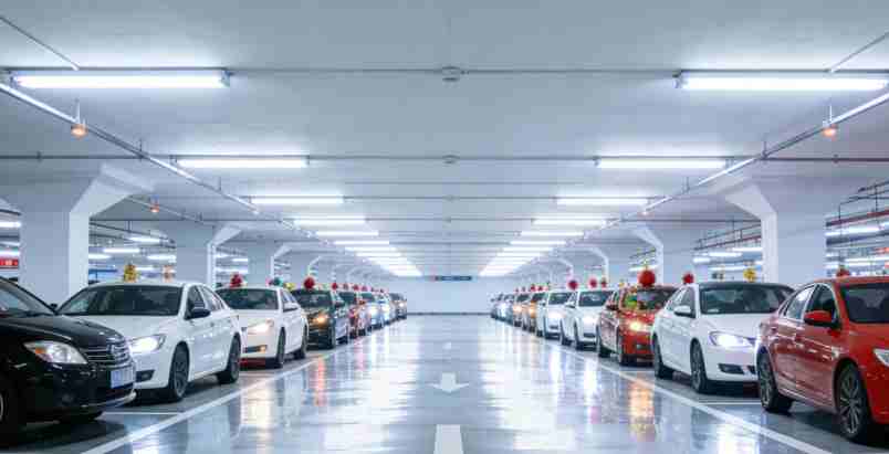 地库彩色光带疏导实拍6-2026