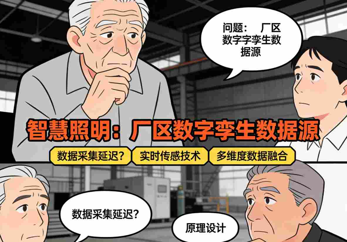 智慧照明数据采集与融合技术架构图