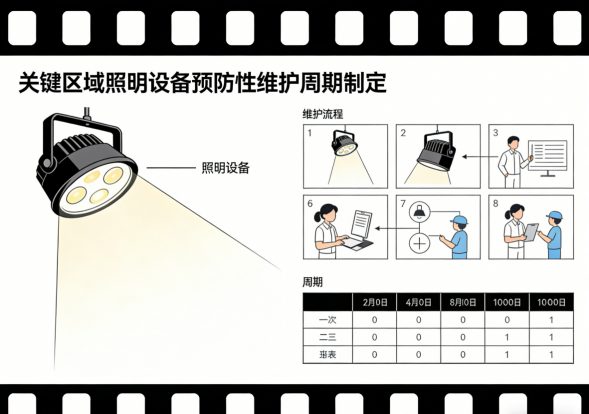 关键区域照明设备预防性维护-生产车间检查-图1