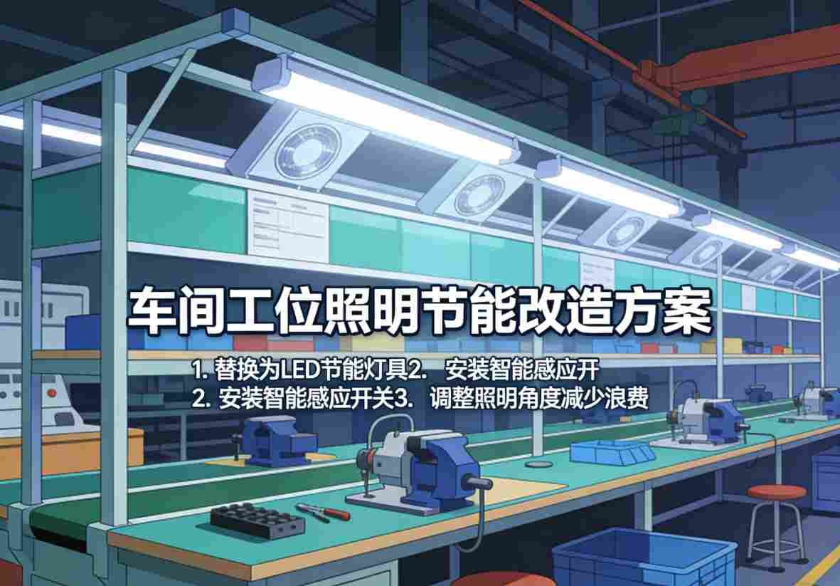 快速替换工位灯管施工图