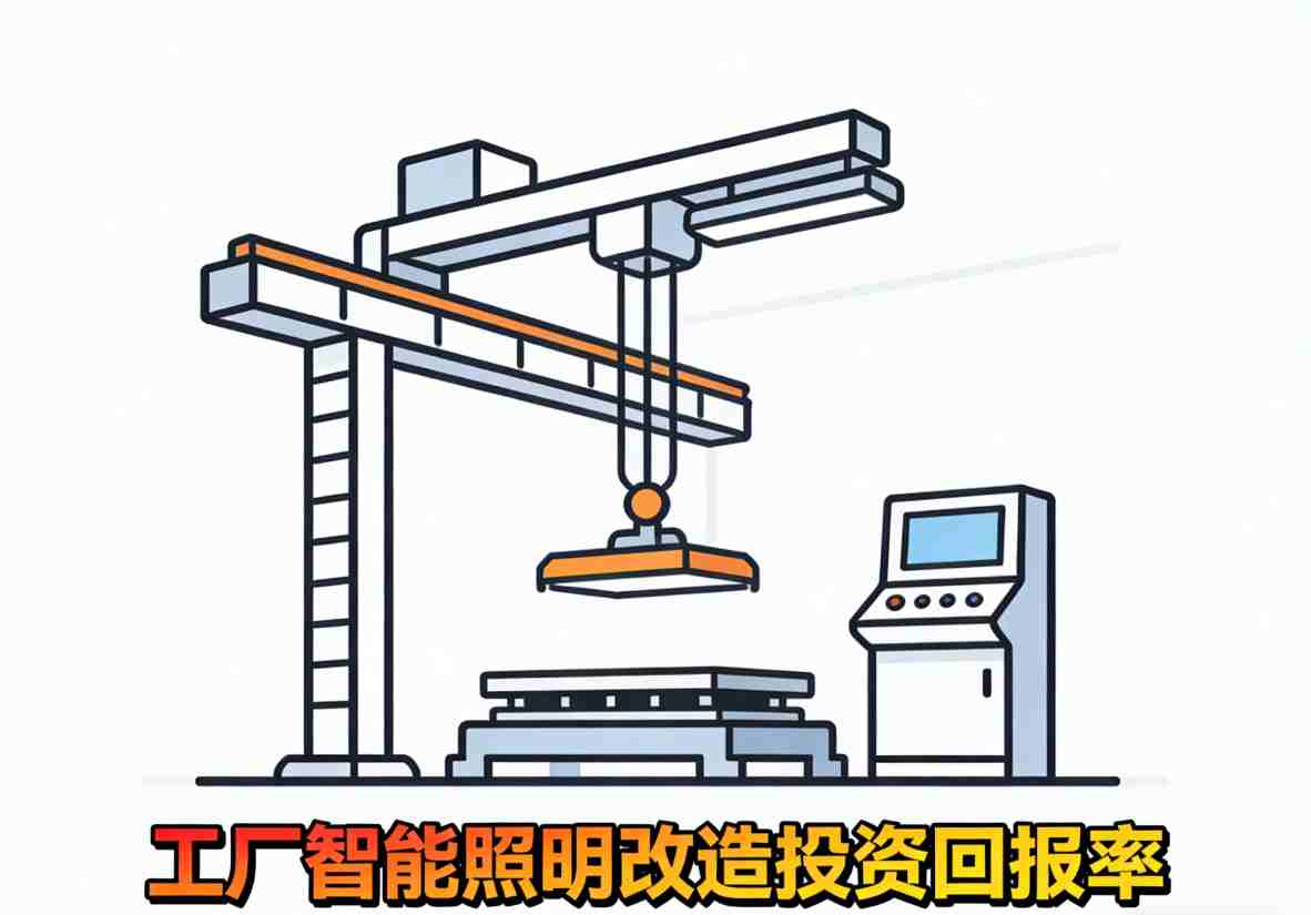 工厂照明数据监控大屏