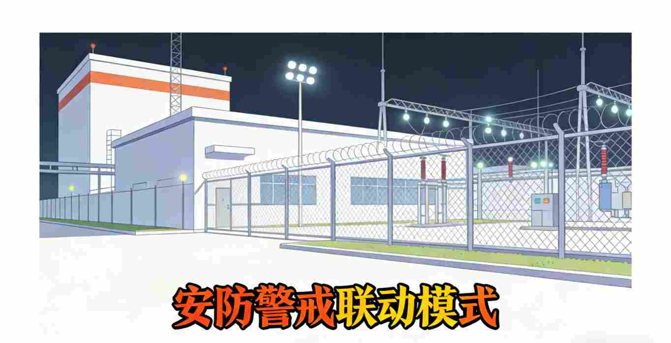 周界爆闪灯威慑效果2-2026