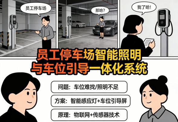 员工使用手机APP进行一键寻车功能演示