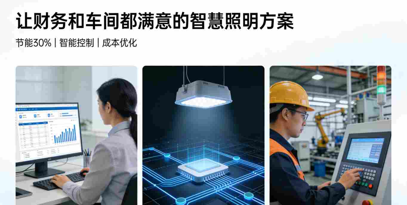 智慧照明传感器原理 感应车间人影