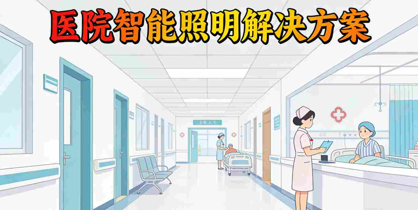 医院节能数据看板-智能照明效果