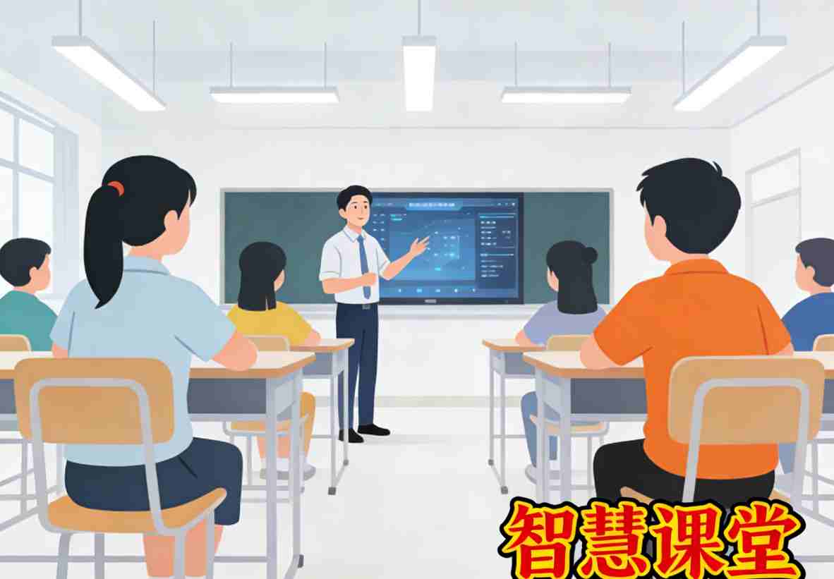 智慧照明前后教室环境对比-光线均匀度改善