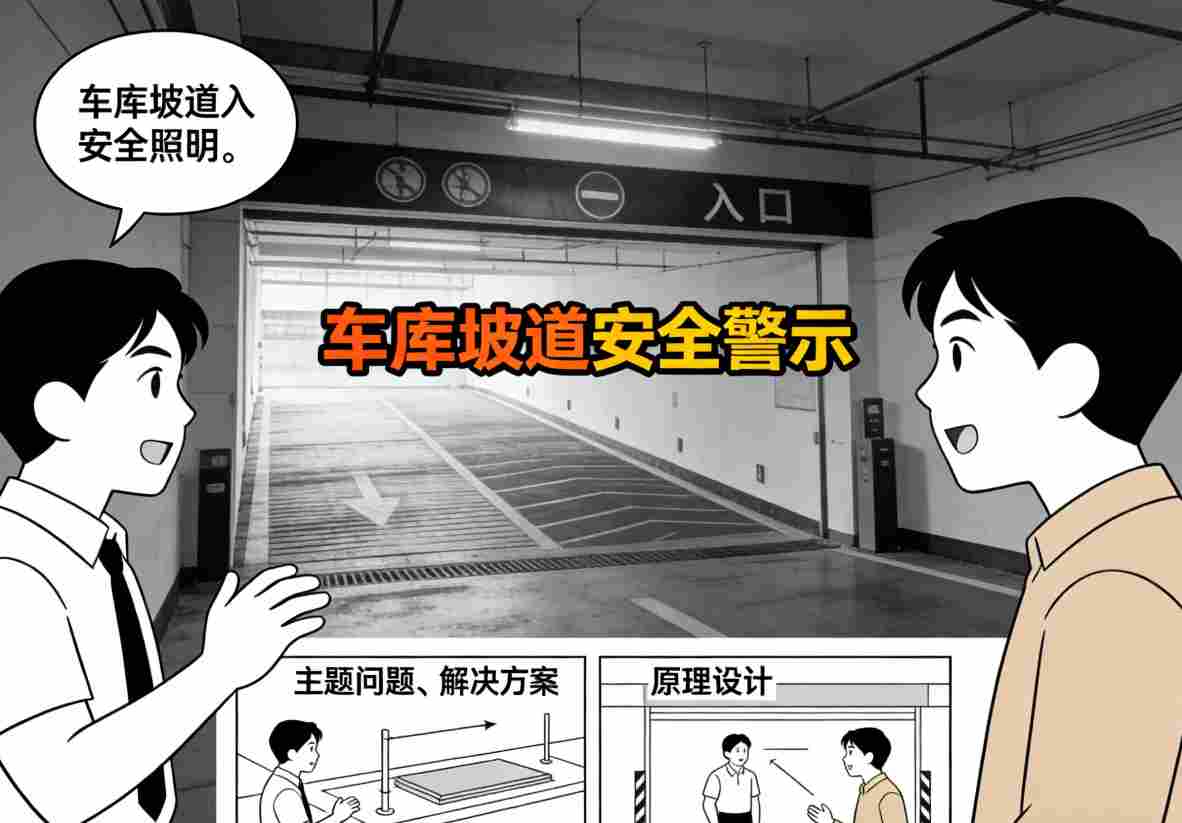 智能感应警示灯在雨雪天气的工作效果