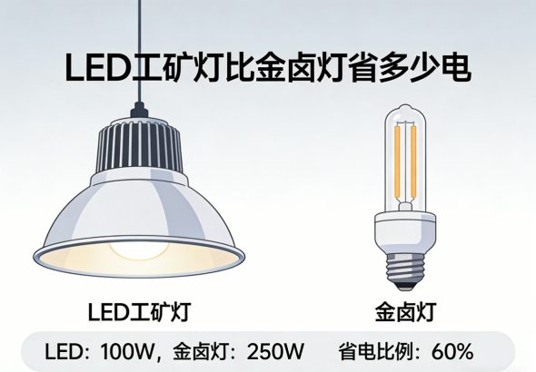 LED芯片发光原理示意