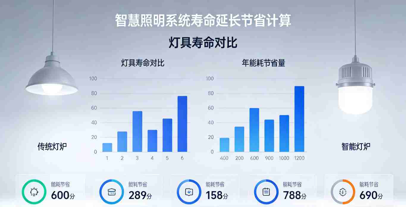 智慧照明节省人工成本