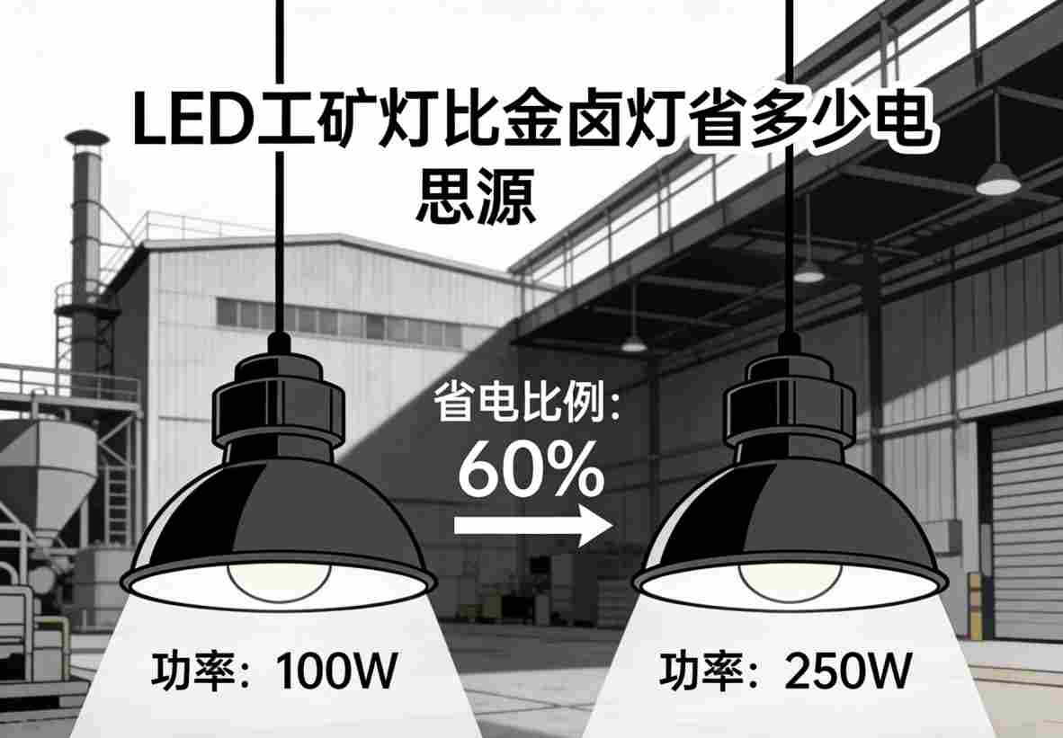 安装师傅高空作业换灯