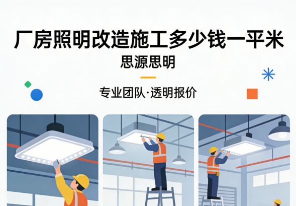 照明改造后车间通道明亮效果