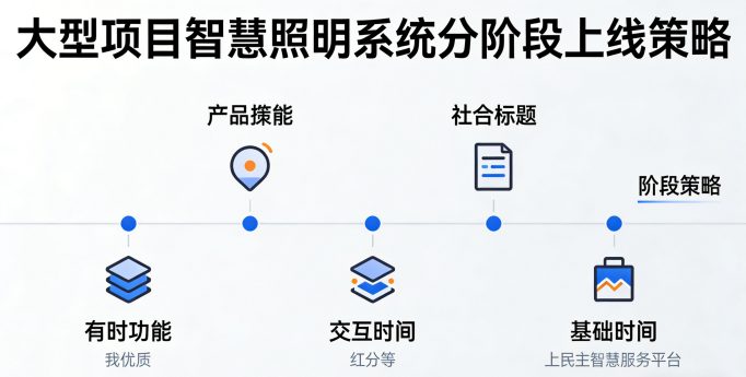 夜间施工团队在大型仓库安装智能模块