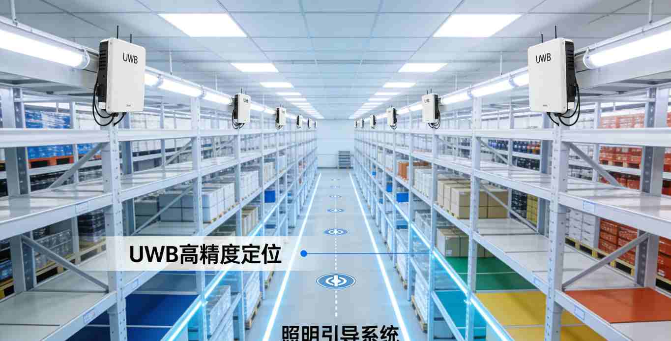 UWB定位标签及智慧灯具安装细节-2026仓库应用