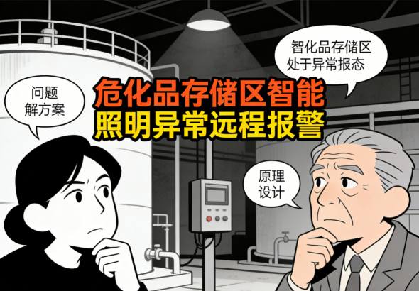 危化品存储区智能照明系统整体监控界面