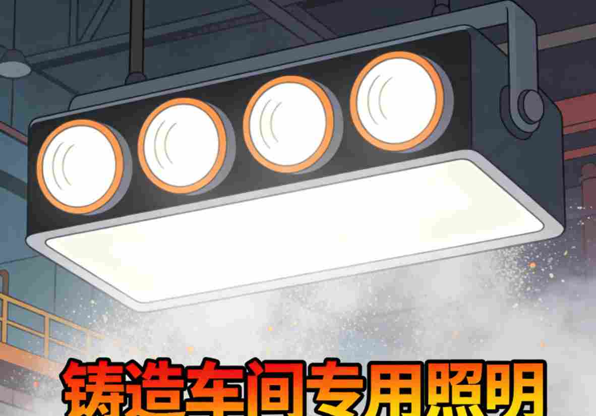 铸造粉尘环境专用灯具-IP66防尘结构特写