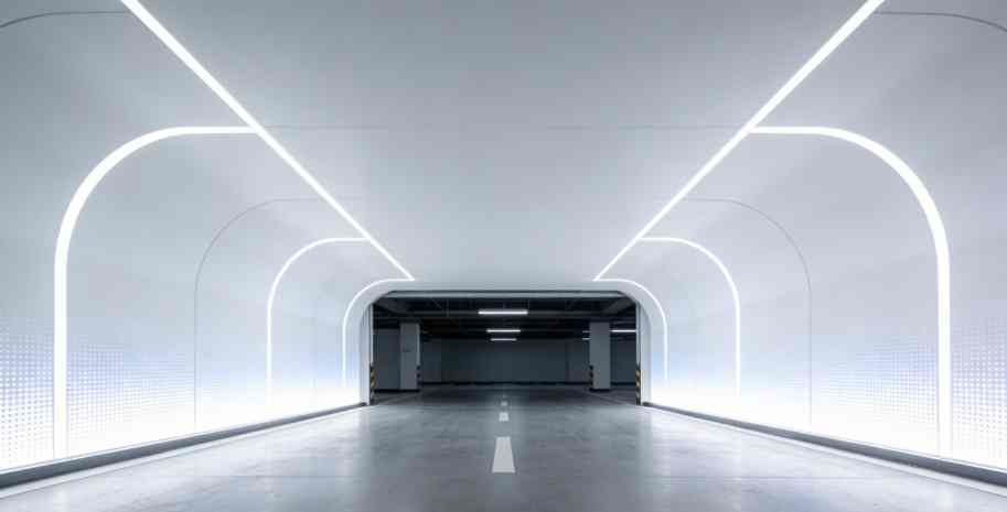 地库出入口调光曲线现场效果4-2026