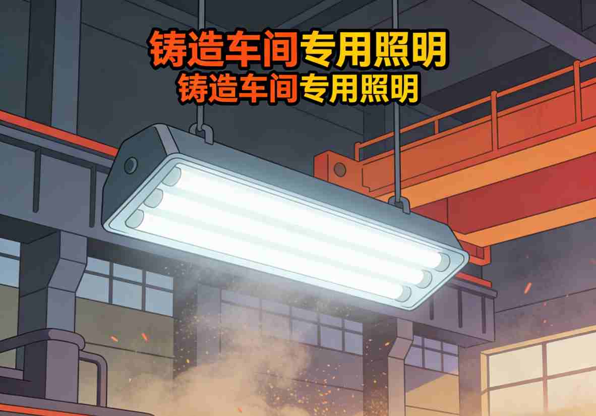 传统灯具积灰严重光衰快-铸造车间粉尘