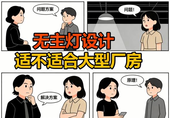 无主灯设计在大型厂房应用实景图-工业照明效果展示