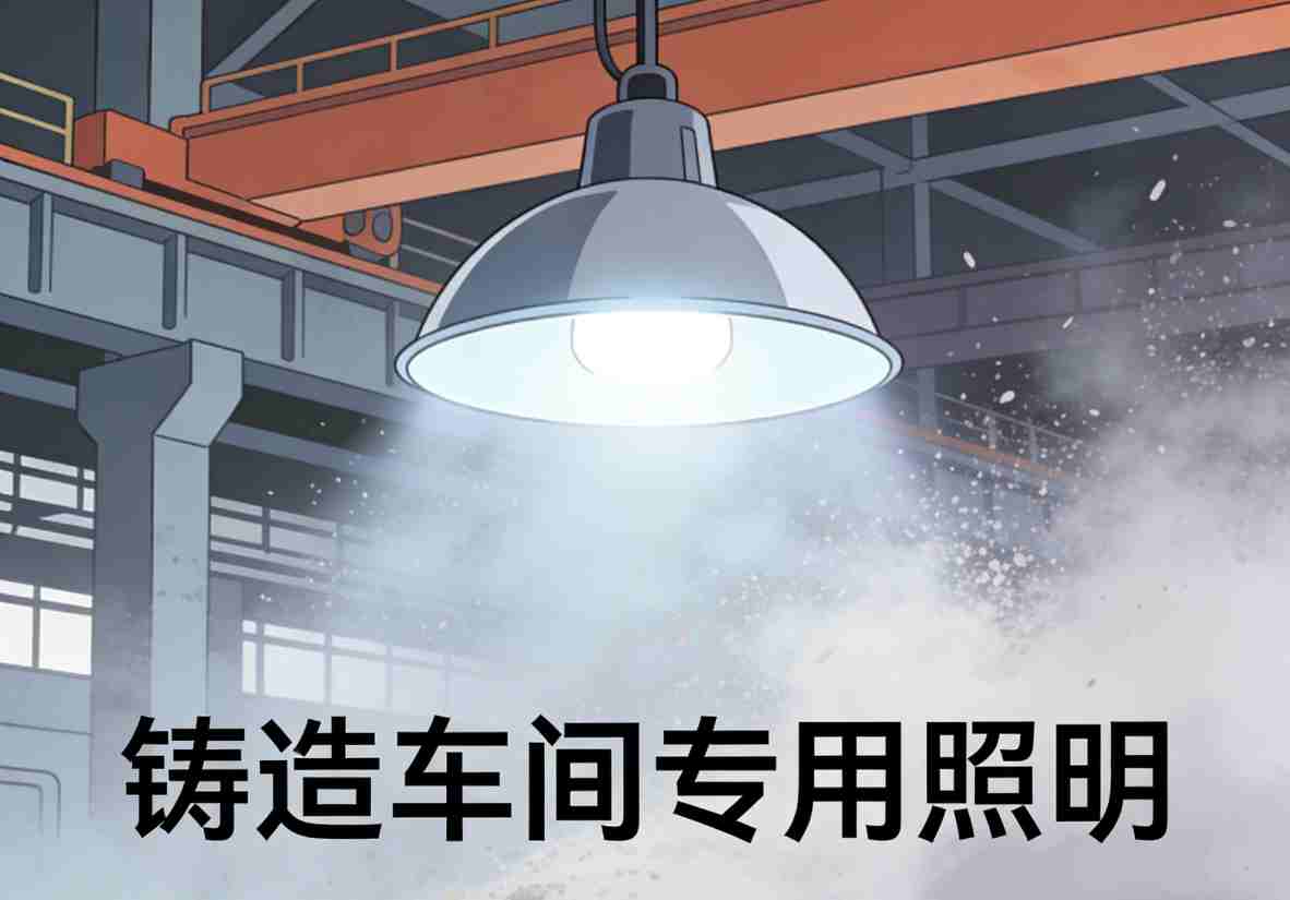 改造前铸造车间粉尘堆积灯光昏暗