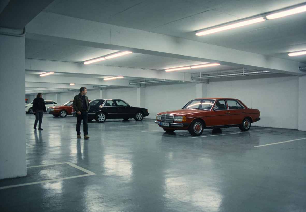 地库线条灯智能照明整体效果案例展示