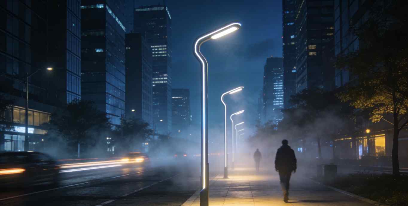 智慧路灯节能效果数据对比图表