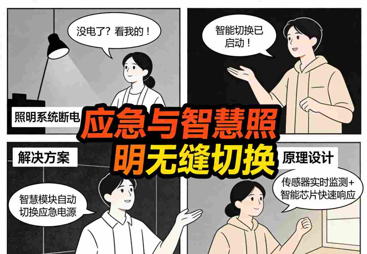 应急照明与智慧照明系统切换问题现场图