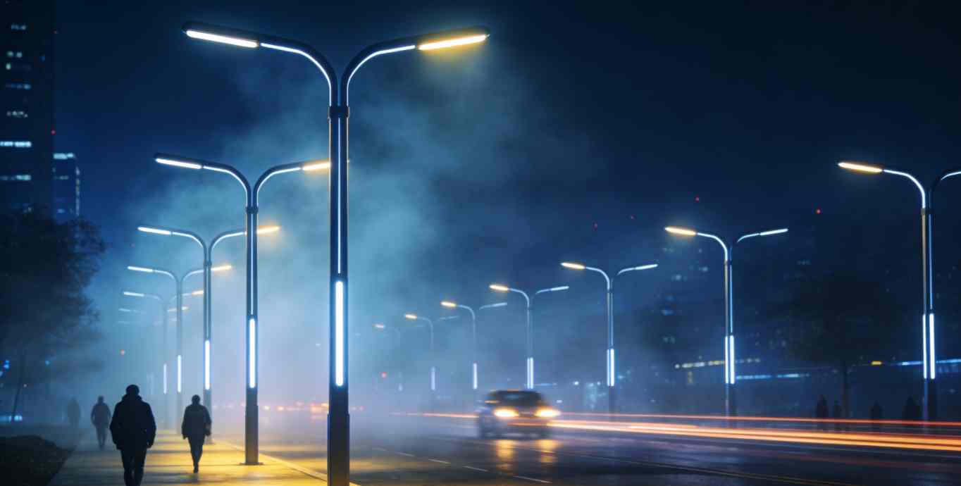 智慧路灯实际应用案例场景展示