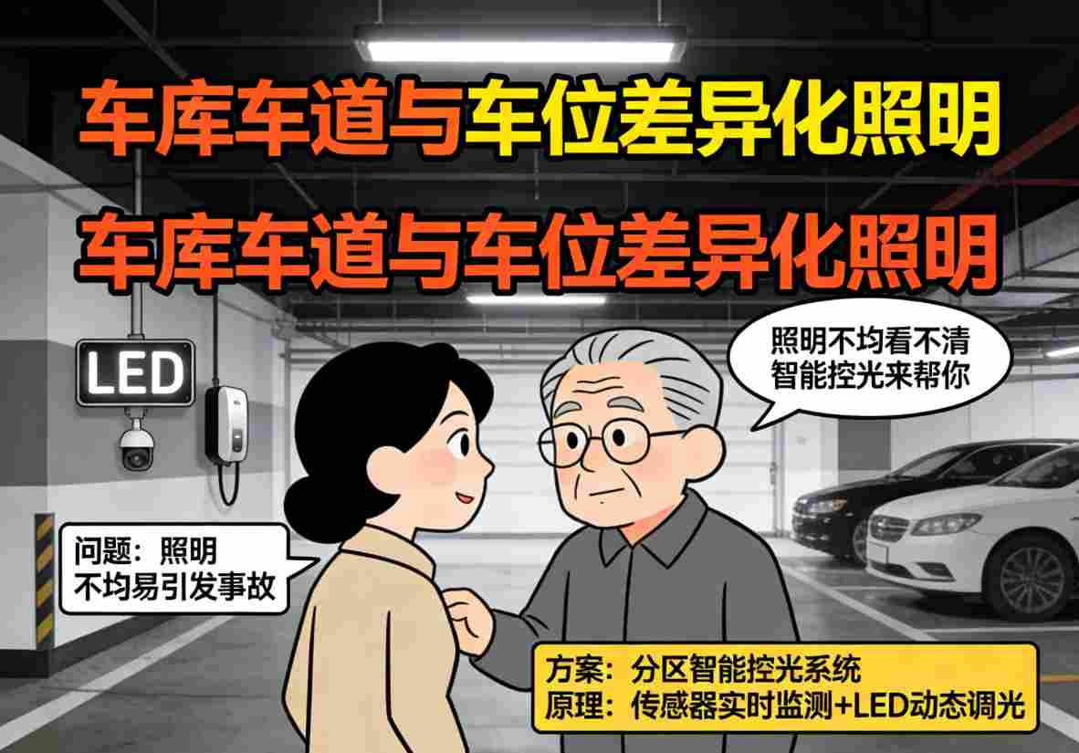 平衡视觉舒适度与能源效率的差异化照明方案