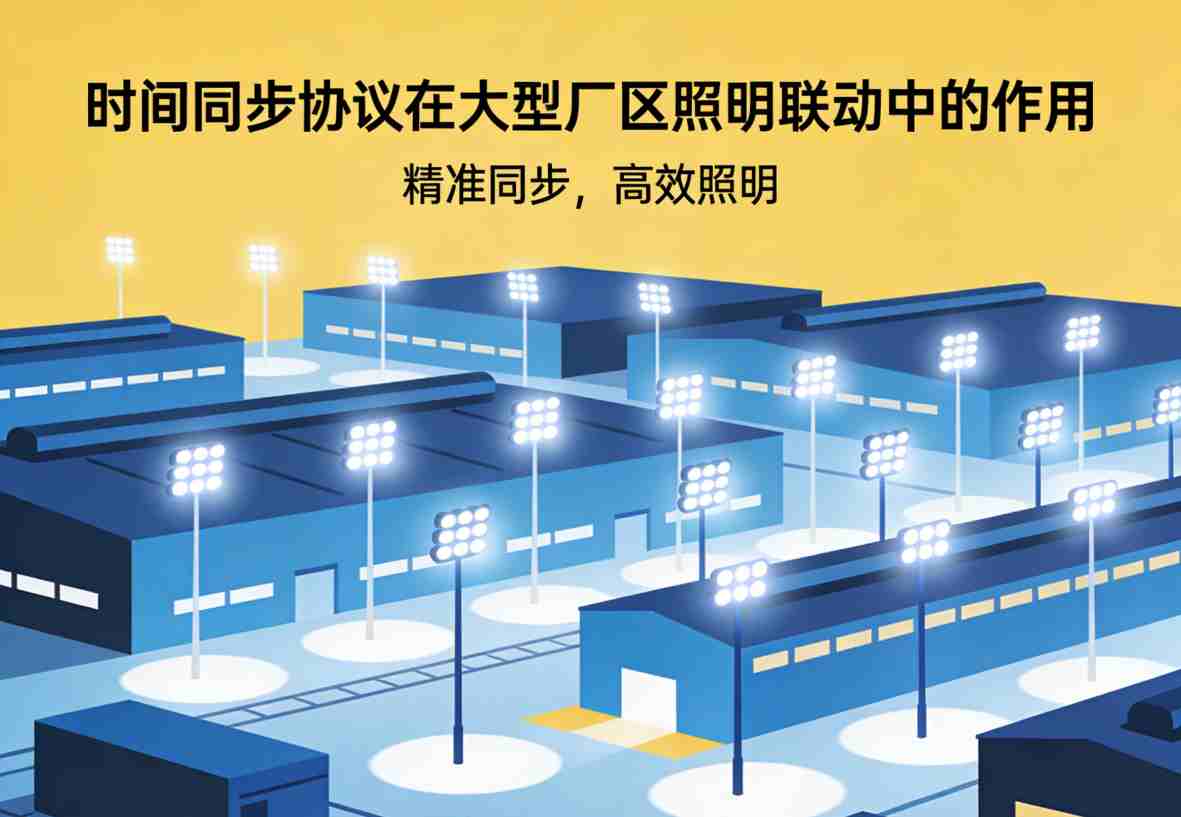 时间同步协议在大型厂区照明联动中的作用3 交换机调试