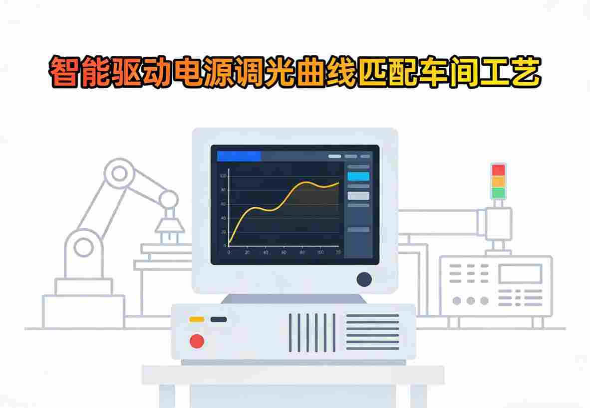 智能驱动电源调光曲线匹配车间工艺6 贴片车间照明