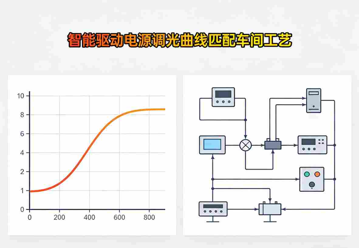 智能驱动电源的调光曲线如何匹配车间工艺4 产线调光实景