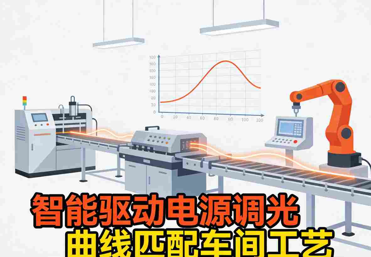 智能驱动电源调光曲线匹配车间工艺3 现场调试