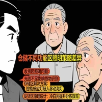 仓库照明真相:收货、存储、发货区用同一种灯?您每年可能多花一半电费!