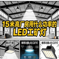 15米高厂房用什么功率的LED工矿灯