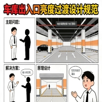 车库出入口亮度过渡设计规范