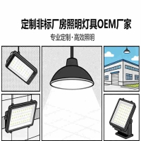 定制非标厂房照明灯具OEM厂家_专业工业照明代工