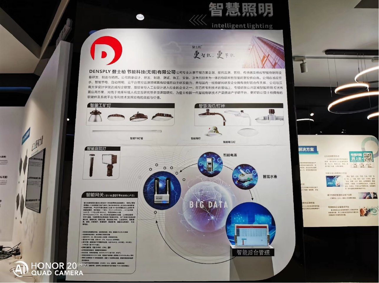 智慧照明整体解决方案展板